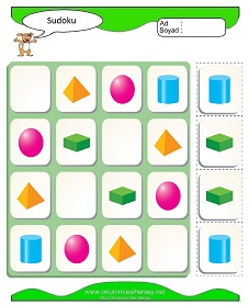 Sudoku Çocuk Bulmacaları